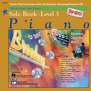 Alfred's Basic Piano Course - Top Hits! CD for Solo Book Level 3