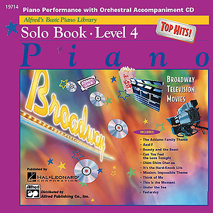 Alfred's Basic Piano Course - Top Hits! CD for Solo Book Level 4