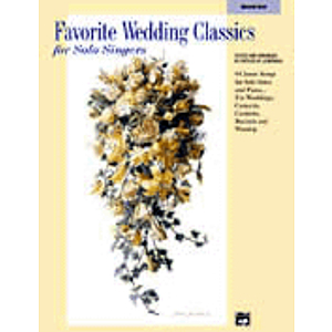 Favorite Wedding Classics for Solo Singers - Accompaniment CD