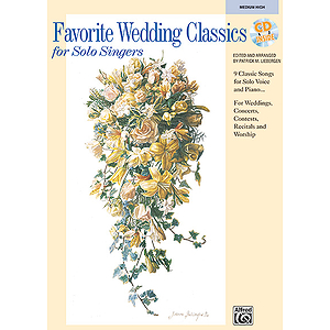 Favorite Wedding Classics for Solo Singers - Book (Medium High)/Accompaniment CD