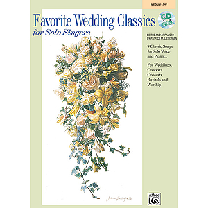 Favorite Wedding Classics for Solo Singers - Book (Medium Low)/Accompaniment CD