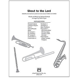 Shout To the Lord - InstruPax