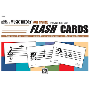 Essentials of Music Theory - Flash Cards (Note Naming)