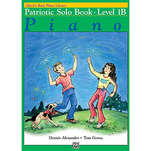 Alfred's Basic Piano Course - Patriotic Book Level 1B