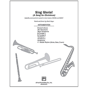 Sing Gloria! (A Song for Christmas) (Incorporating "Joy To the World") - InstruPax