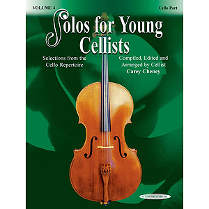 Solos for Young Cellists Volume 4 (Cello Part and Piano Accompaniment)