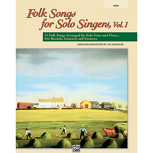 Folk Songs for Solo Singers, Vol. 1 - Book (High)
