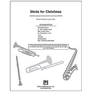 Gloria for Christmas (Incorporating the Traditional Carol, "Angels We Have Heard on High") - InstruPax