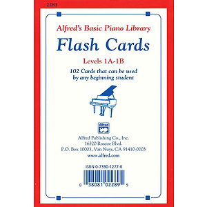 Alfred's Basic Piano Course - Flash Cards Levels 1A & 1B