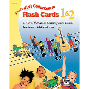 Kid's Guitar Course 1 & 2 Flash Cards
