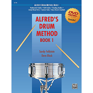 Alfred's Drum Method, Book 1 (Book & DVD in Sleeve)