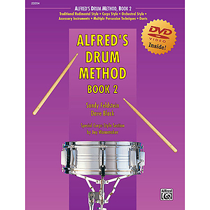 Alfred's Drum Method, Book 2 - Book & DVD in Sleeve