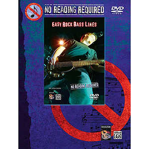 No Reading Required - Easy Rock Bass Lines - DVD