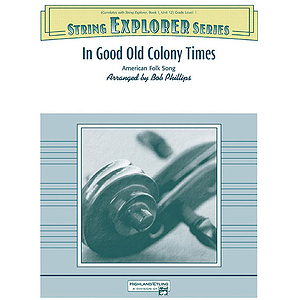 In Good Old Colony Times