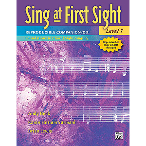 Sing At First Sight Reproducible Companion - Book and CD