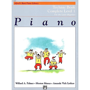 Alfred's Basic Piano Course - Technic Book - Complete Level 1 (1A/1B)