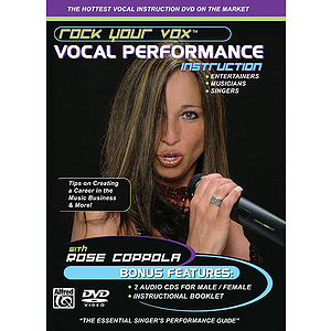 Rock Your Vox Vocal Performance Instruction (DVD)