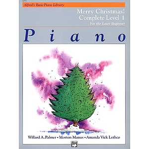 Alfred's Basic Piano Course - Merry Christmas! Book - Complete Level 1 (1A/1B)