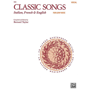 Classic Songs - Low Voice and Piano
