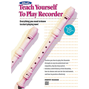 Alfred's Teach Yourself To Play Recorder - Book/CD