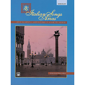 26 Italian Songs and Arias - Compact Disc Only (Medium Low)