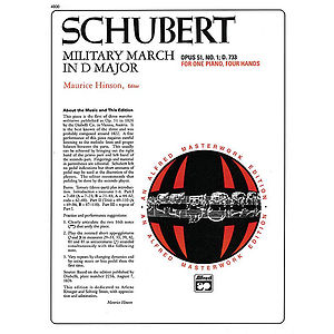 Schubert - Military March, Op. 51, No. 1 (1P, 4H)