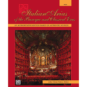 Italian Arias of The Baroque and Classical Eras - Book Only (High)