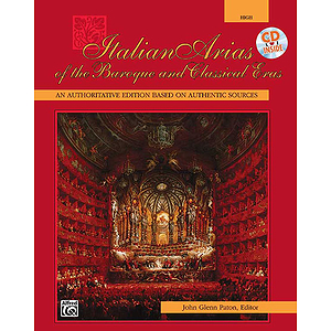 Italian Arias of The Baroque and Classical Eras - Book and Compact Disc (High)