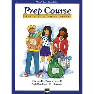Alfred's Basic Piano Prep Course - Notespeller Book Level E