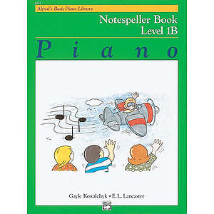 Alfred's Basic Piano Course - Notespeller Book Level 1B