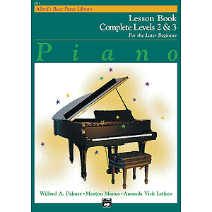 Alfred's Basic Piano Course - Lesson Book - Complete Level 2 & 3