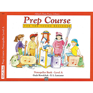 Alfred's Basic Piano Prep Course - Notespeller Book Level A