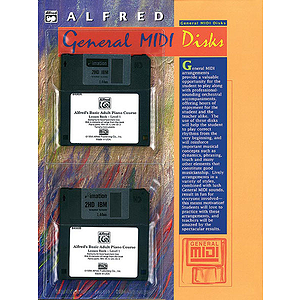 Alfred's Basic Adult Piano Course - Lesson Book Level 1, General MIDI Disk