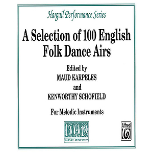 Selection of 100 English Folk Dances Airs Soprono Or Tenor Recoder Solo