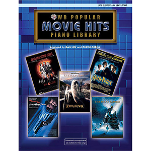 WB Popular Piano Library: Movie Hits, Level 2 - Book Only