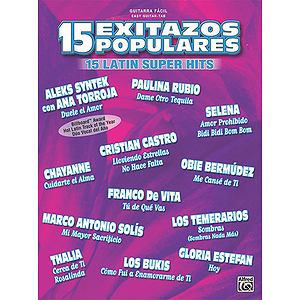 15 Exitazos Populares - Easy Guitar (15 Latin Super Hits)