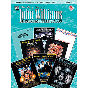 John Williams: the Very Best of John Williams - Cello - Book & CD