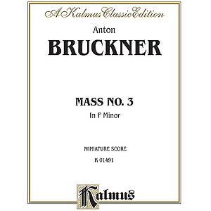 Bruckner - Mass in F Minor - Miniature Score