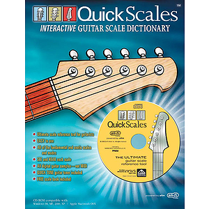 Quick Scale Interactive Guitar Scale Dictionary CD-ROM W/Free Book