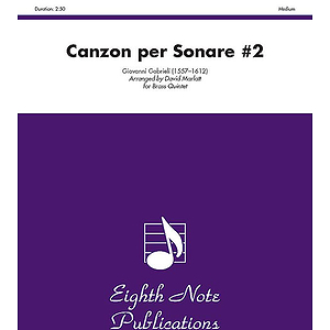 Canzon per Sonare No. 2