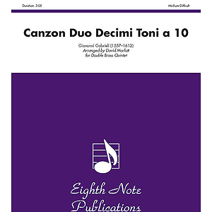Canzon Duo Decimi Toni a 10
