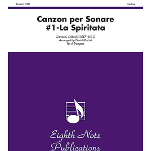 Canzon per Sonare No. 1 (La Spiritata)