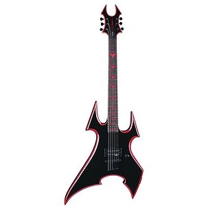 B.C. Rich Avenge SOB Electric Guitar - Onyx w/Blood Bevels