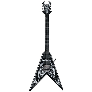 B.C. Rich Kerry King Signature V Electric Guitar - Black w/Tribal