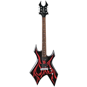 B.C. Rich Metal Master Warlock Electric Guitar - Tribal Fire