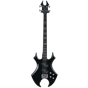 B.C. Rich Virgo Vintage Celtic Electric Bass Guitar - Onyx
