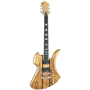 B.C. Rich Exotic Classic Mockingbird Electric Guitar - Spalted Maple, Left-Handed