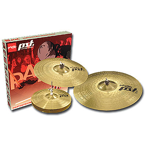 Paiste PST3 Universal Cymbal Pack - 14" hi-hats, 16" crash, 20" ride