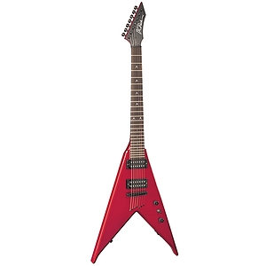 B.C. Rich Jr. V 7 String Electric Guitar, Metallic Red