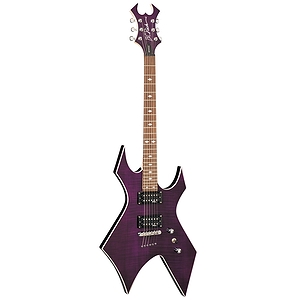 B.C. Rich Warlock Revenge Electric Guitar, Trans Purple